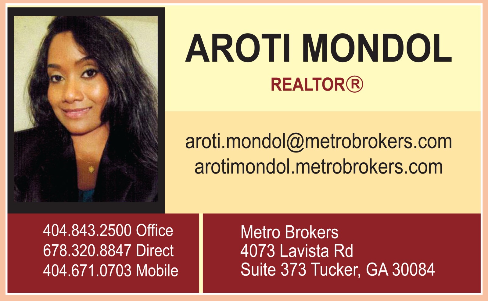Aroti Mondol Realtor sponsor image